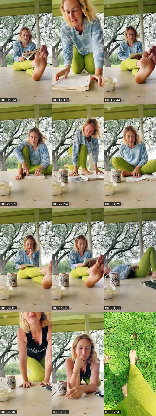 TikTok live: Today imma breath through it by @blisshouseyoga