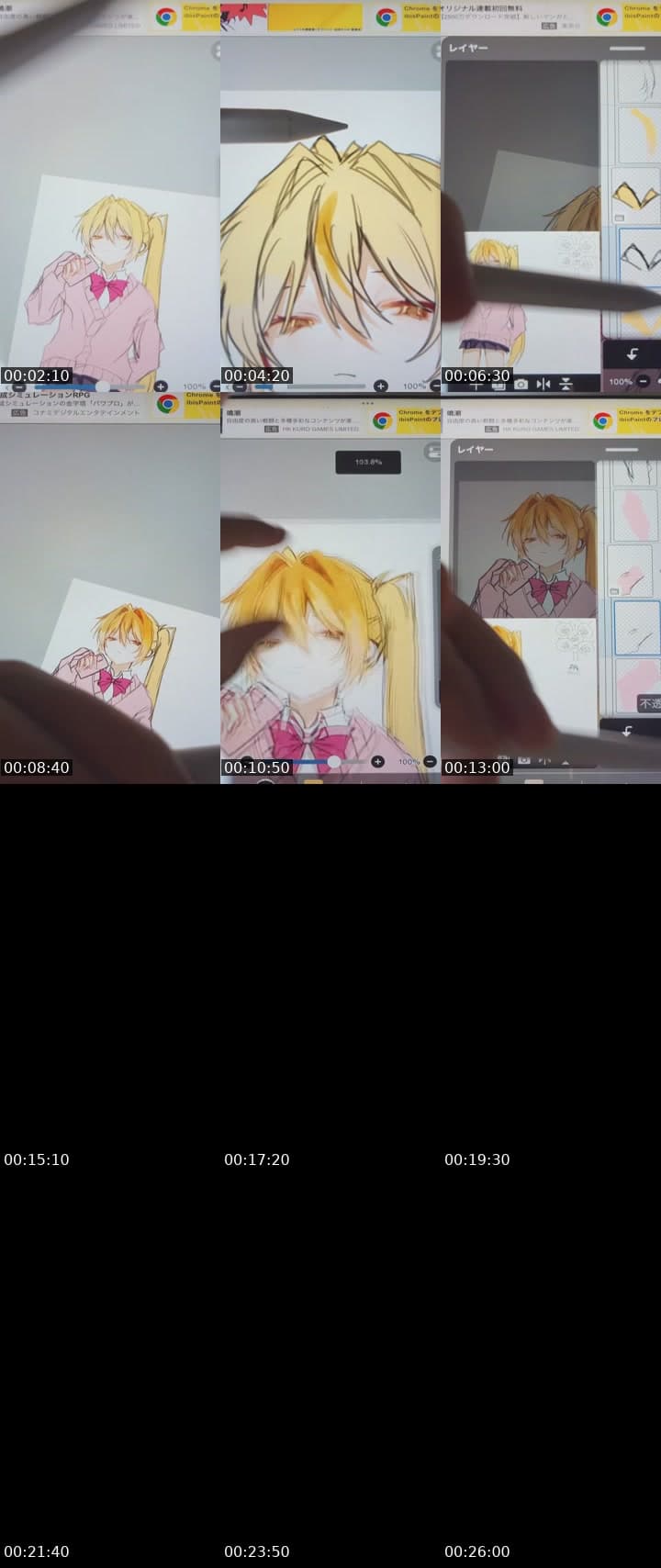 絵描いてる