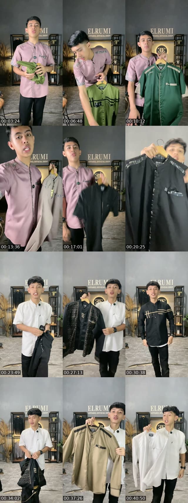 TikTok live: Promo baju koko pria elrumi by @elrumi_apparel_official