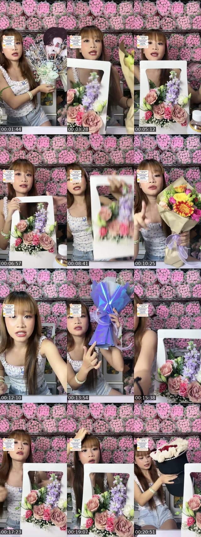 TikTok live: Flowers Sales  520 by @flowersuppliersingapore