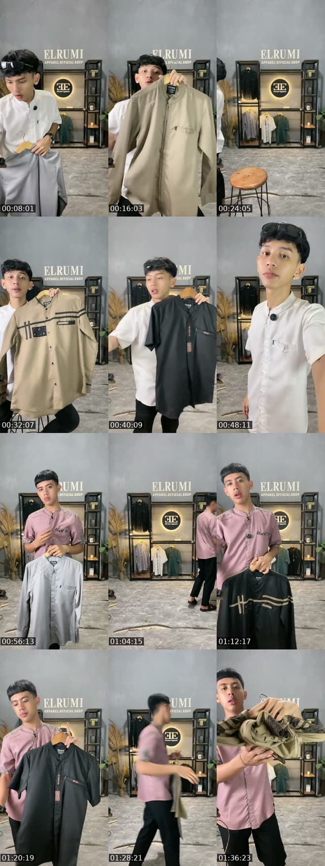 TikTok live: Promo baju koko pria elrumi by @elrumi_apparel_official