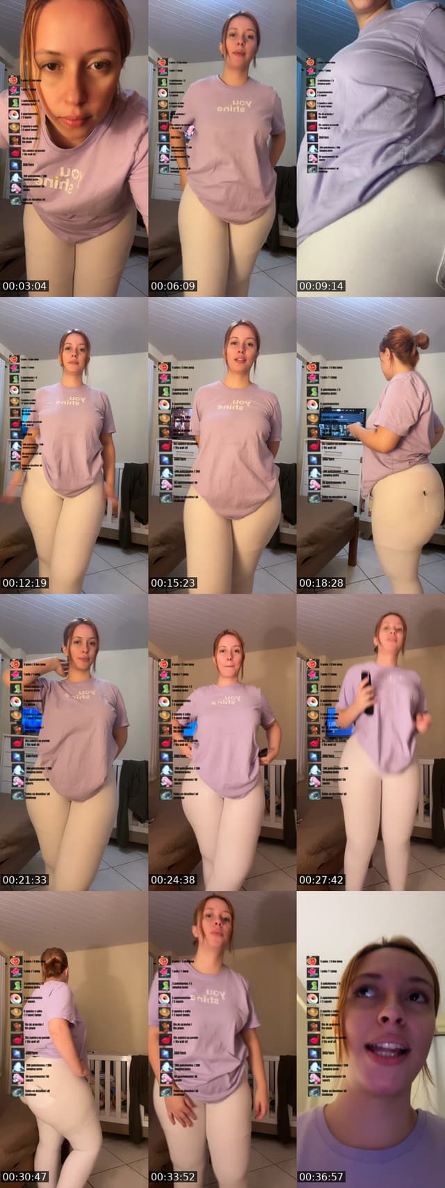 TikTok live: Light up the gallery ? ✨🧡 by @nayaralouback_