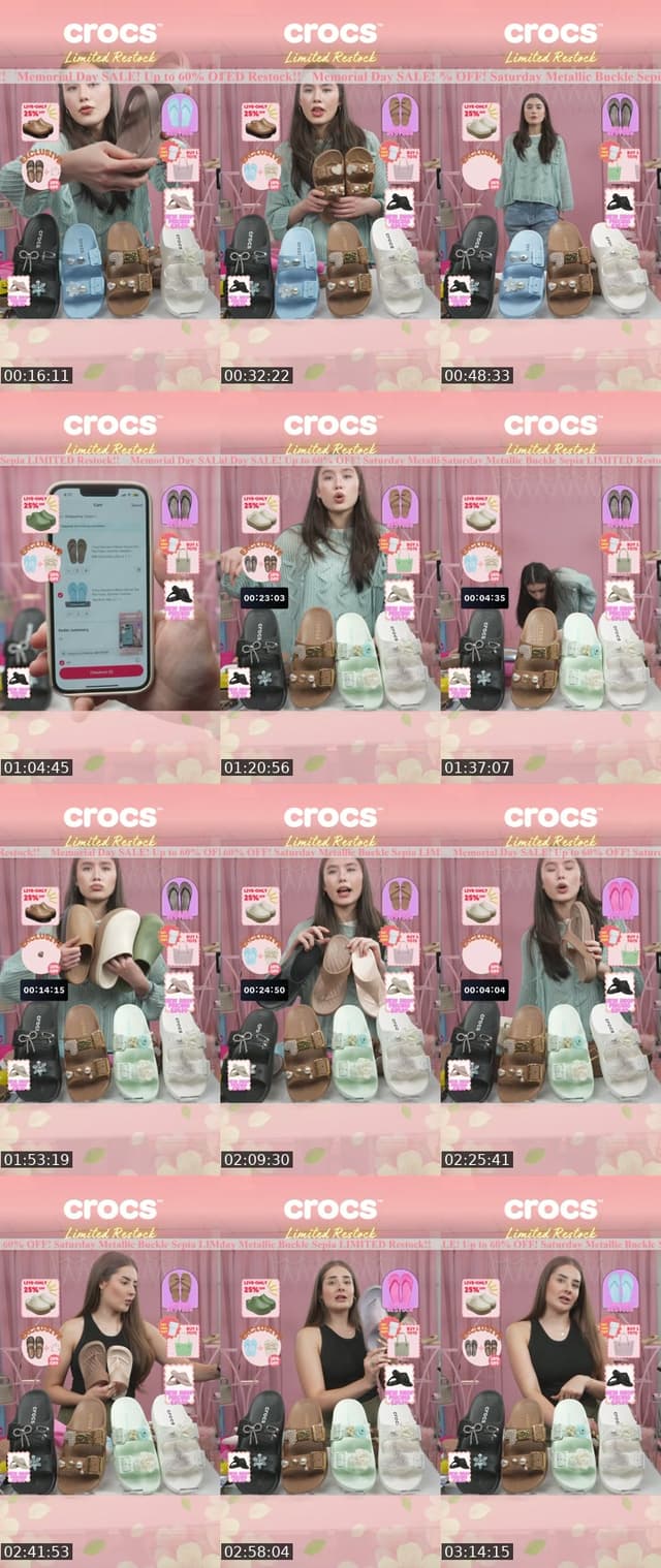 TikTok live: 🛍️ Restock Picks Live by @crocsshop_us