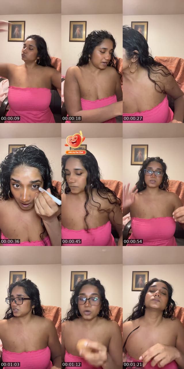 TikTok live: Bed time routine by @iconicolee
