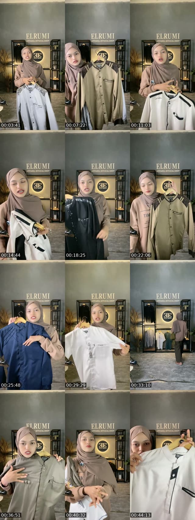 TikTok live: Promo baju koko pria elrumi by @elrumi_apparel_official