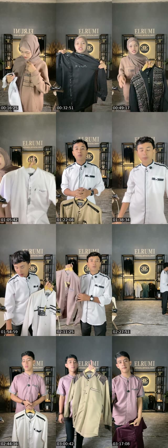 TikTok live: Promo baju koko pria elrumi by @elrumi_apparel_official