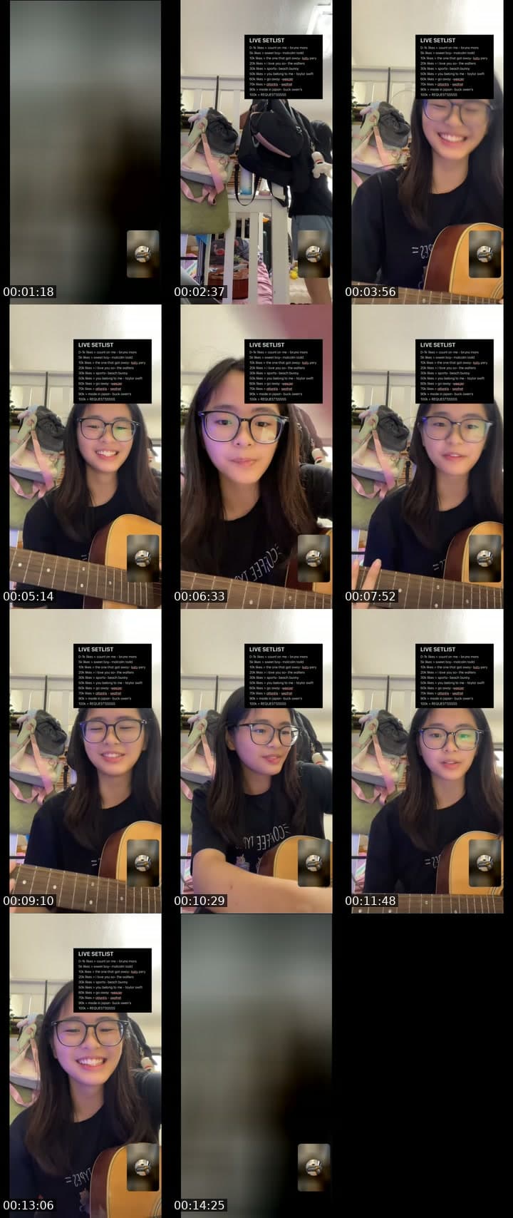 singing with a broken guitar