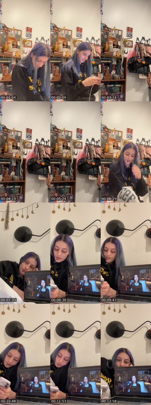 TikTok live: girl idk it’s crunch time by @forbidden.apple