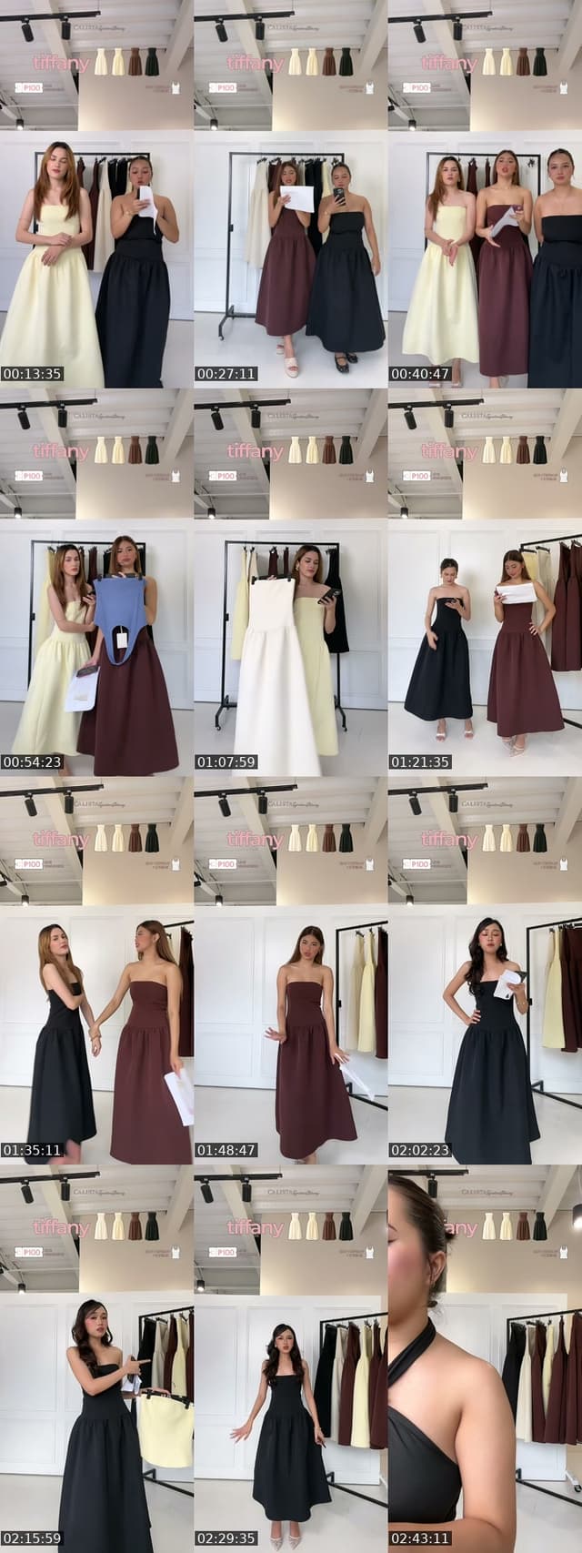 TikTok live: Tiffany Dress LIVE Launch  by @calista_signature