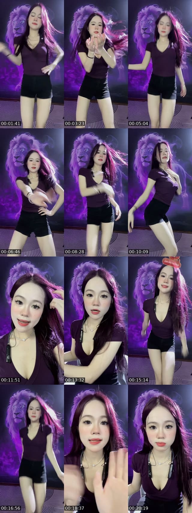 TikTok live: 💜💜💜💜 by @tudou620