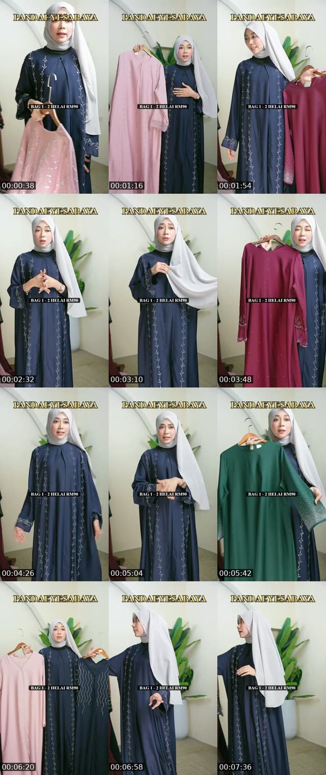 TikTok live: ABAYA NEW DESIGN by @pandaeyesabaya