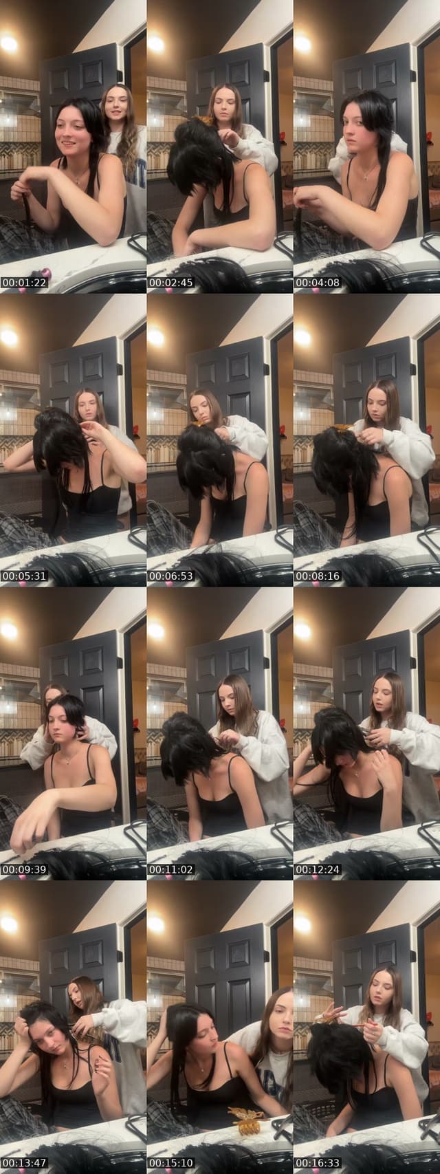 TikTok live: hair extensions! by @fatfuckinchudd