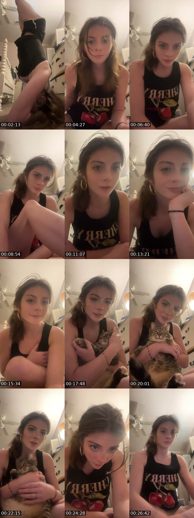 TikTok live: Doing head stands type shi by @emmageaney1