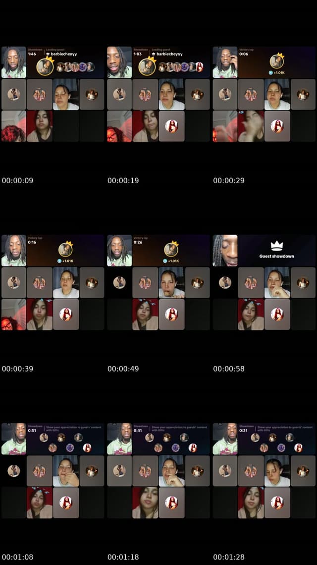 TikTok live: Galaxy buns 18+ by @nadirgotcheddar_