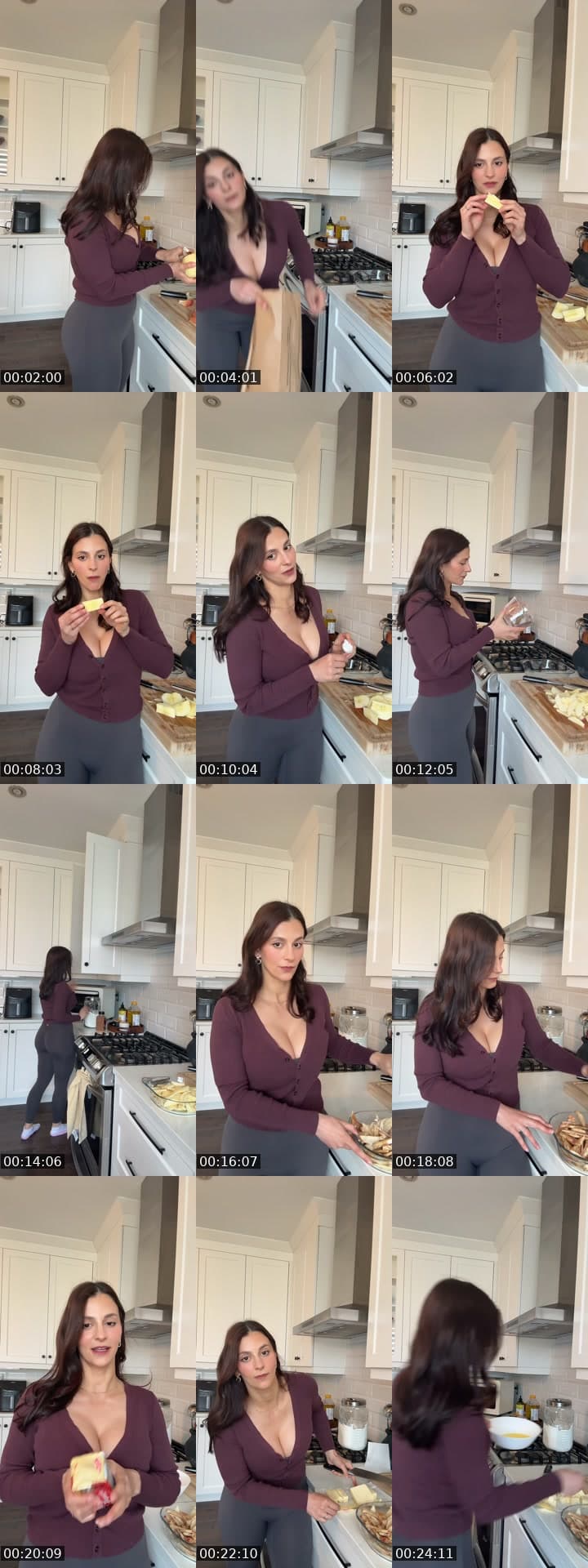 in the kitchen