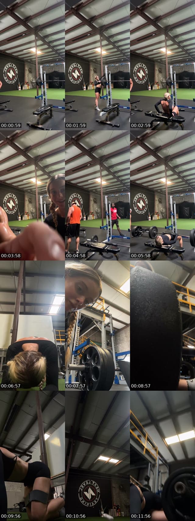 TikTok live: Box squat Workout 💪🏻👸🏼 by @liaconno