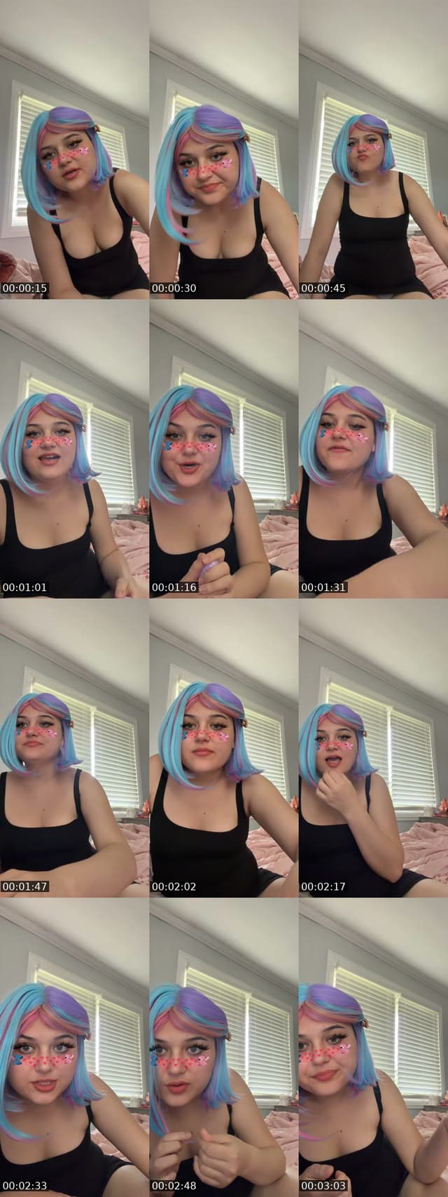 TikTok live: Make up and dancing by @summerdahliaaa