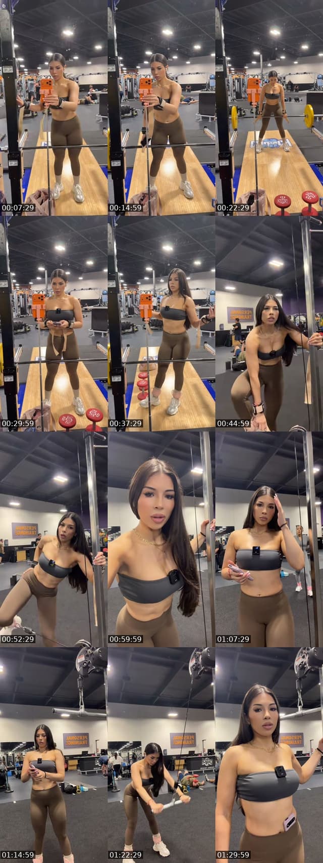 TikTok live: Gymmmmmin by @kimzzworld