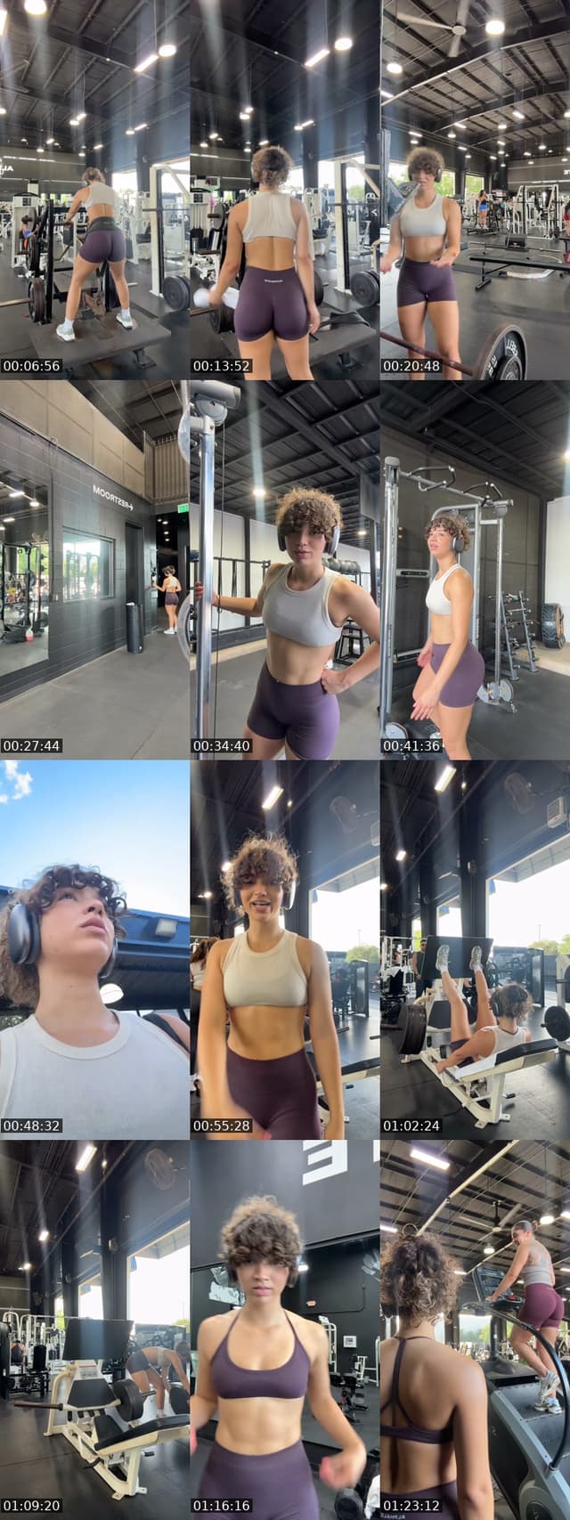 TikTok live: Gym with me ✨ by @ciaralynnrosa