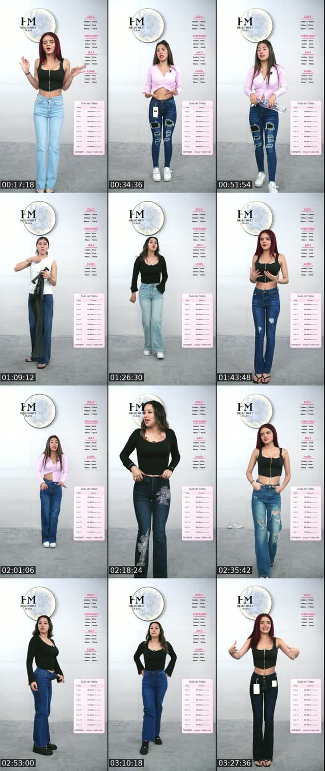 TikTok live: Summer Hot Sale 🌴🔥 by @hellomeet_jeans
