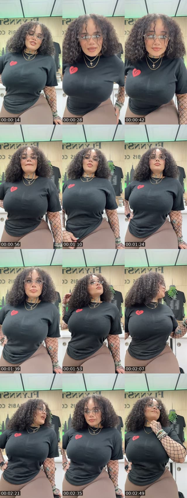 TikTok live: Work vibes 🍃 by @tattedblossom