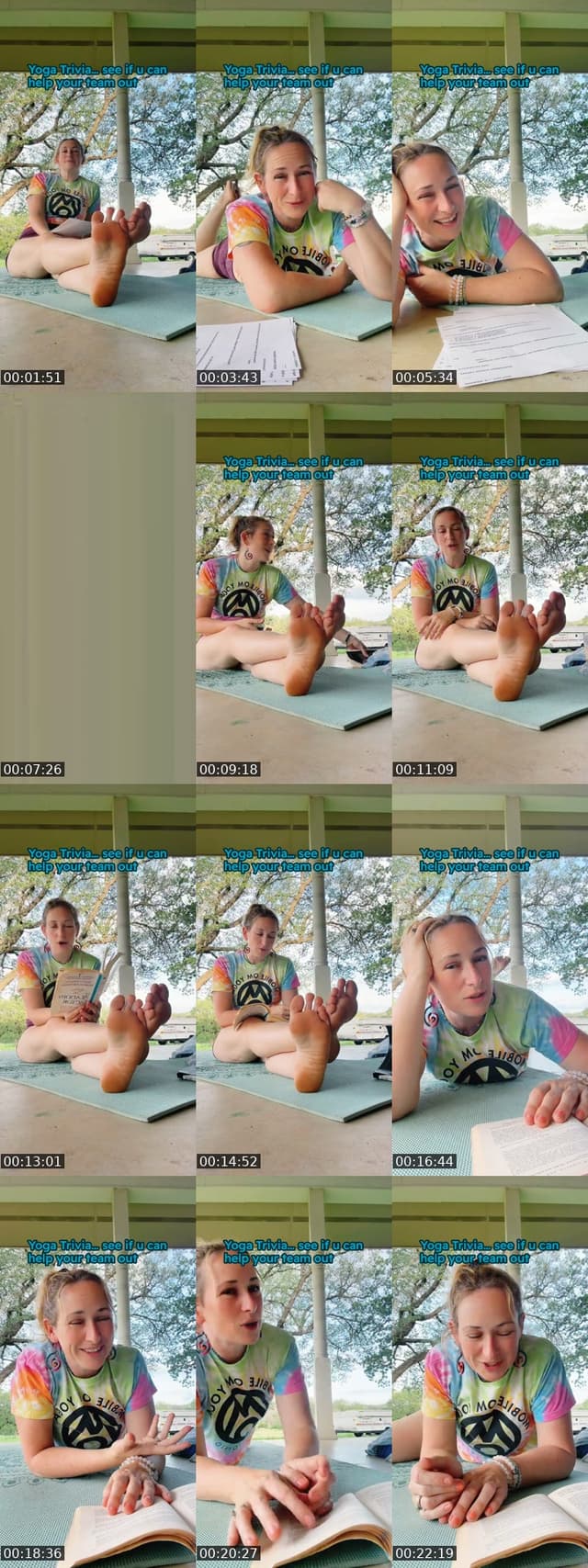 TikTok live: Today imma breath through it by @blisshouseyoga