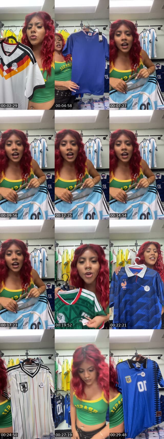 TikTok live: WORLD CUP JERSEYS!! by @gr8_lab