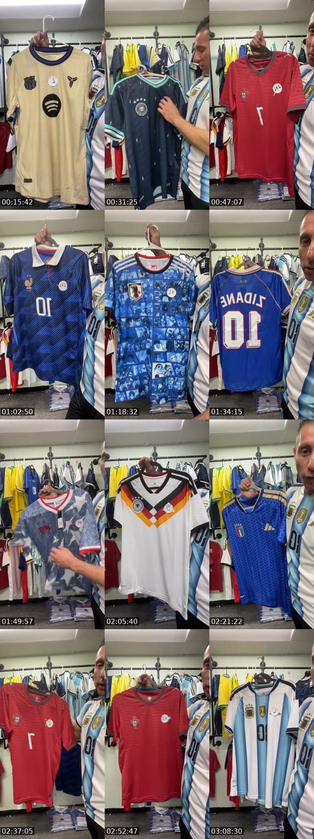 TikTok live: WORLD CUP JERSEYS!! by @gr8_lab