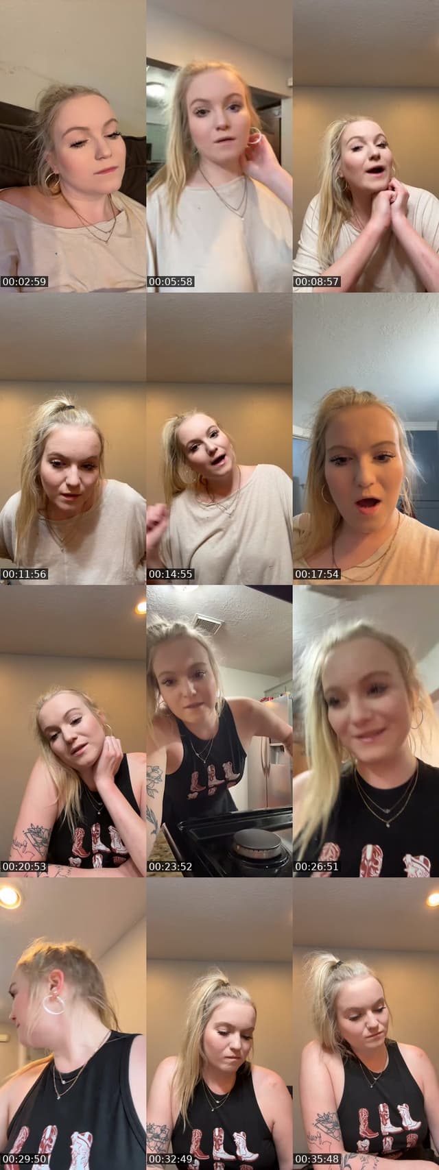 TikTok live: your fav blonde!;) by @kayyybainnn