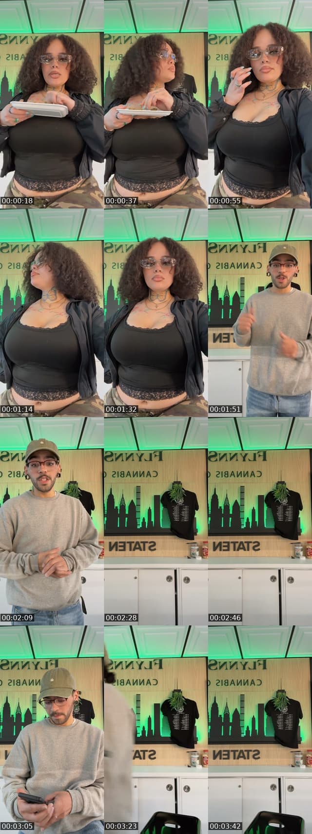 TikTok live: Work vibes 🍃 by @tattedblossom