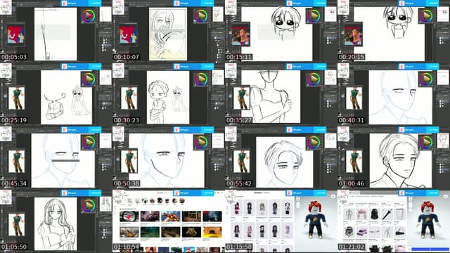 TikTok live: drawing till it lags by @lucis_xannax