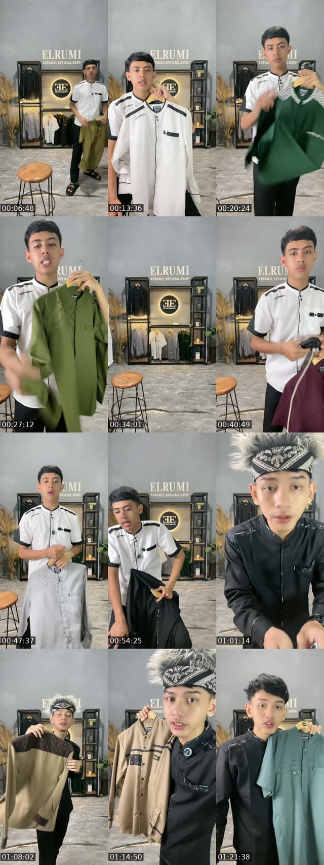TikTok live: Promo baju koko pria elrumi by @elrumi_apparel_official