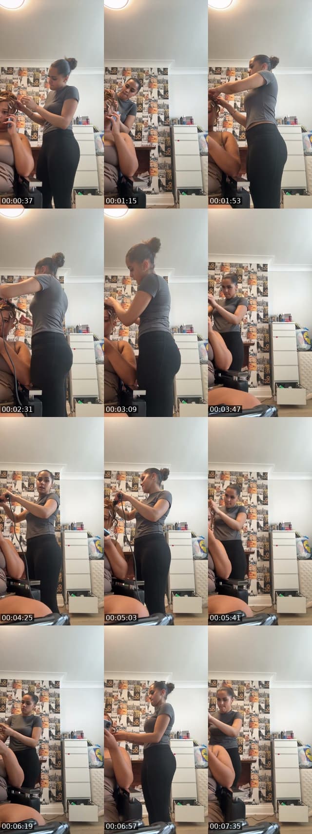 TikTok live: do hair with me 🎀 by @ghostedniks