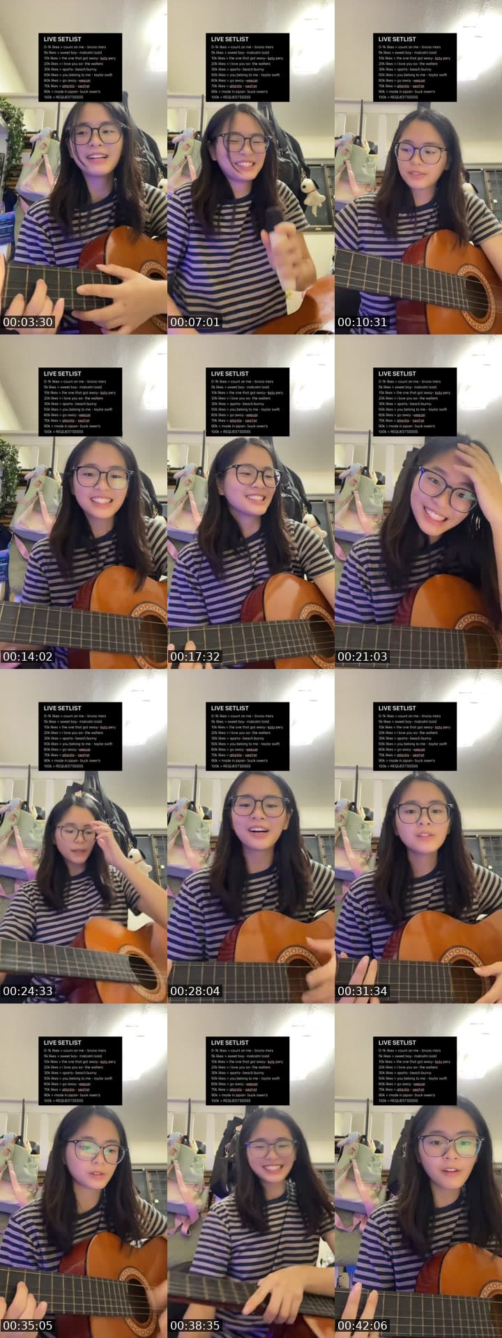singing with a broken guitar