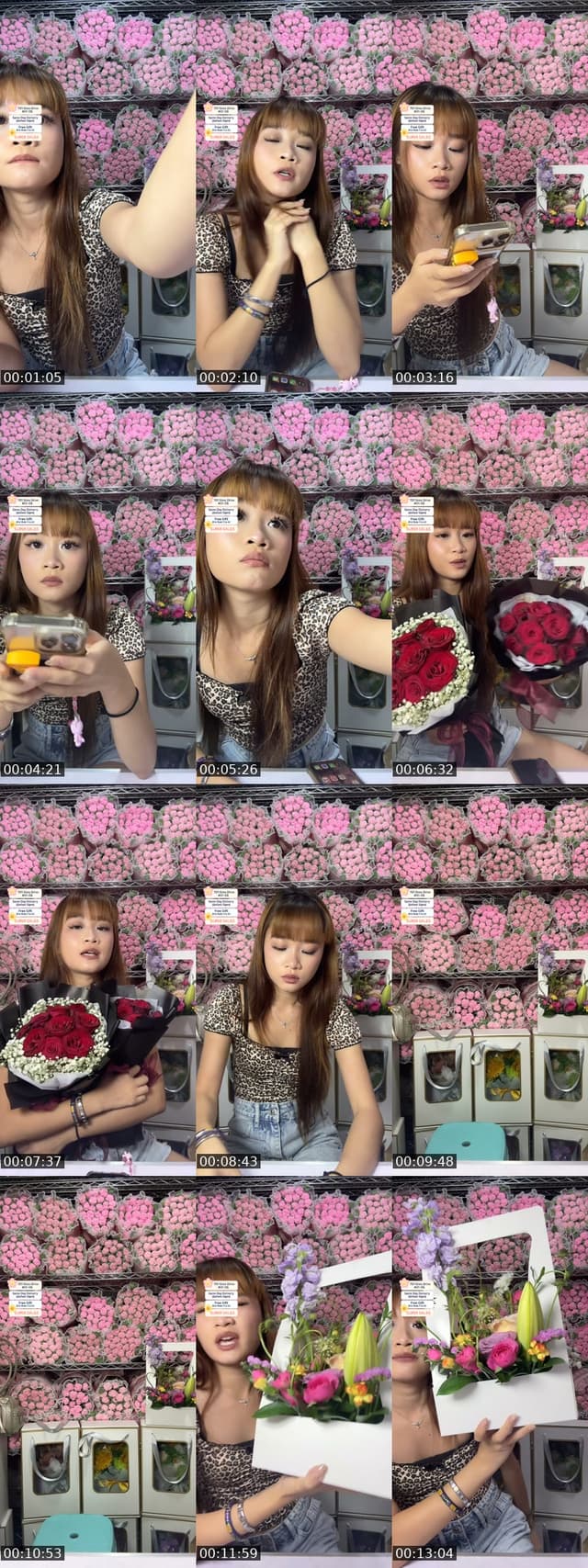 TikTok live: Flower Bouquet Sales by @flowersuppliersingapore