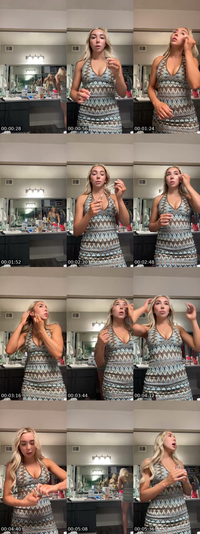 TikTok live: make dinner w me by @davisserena