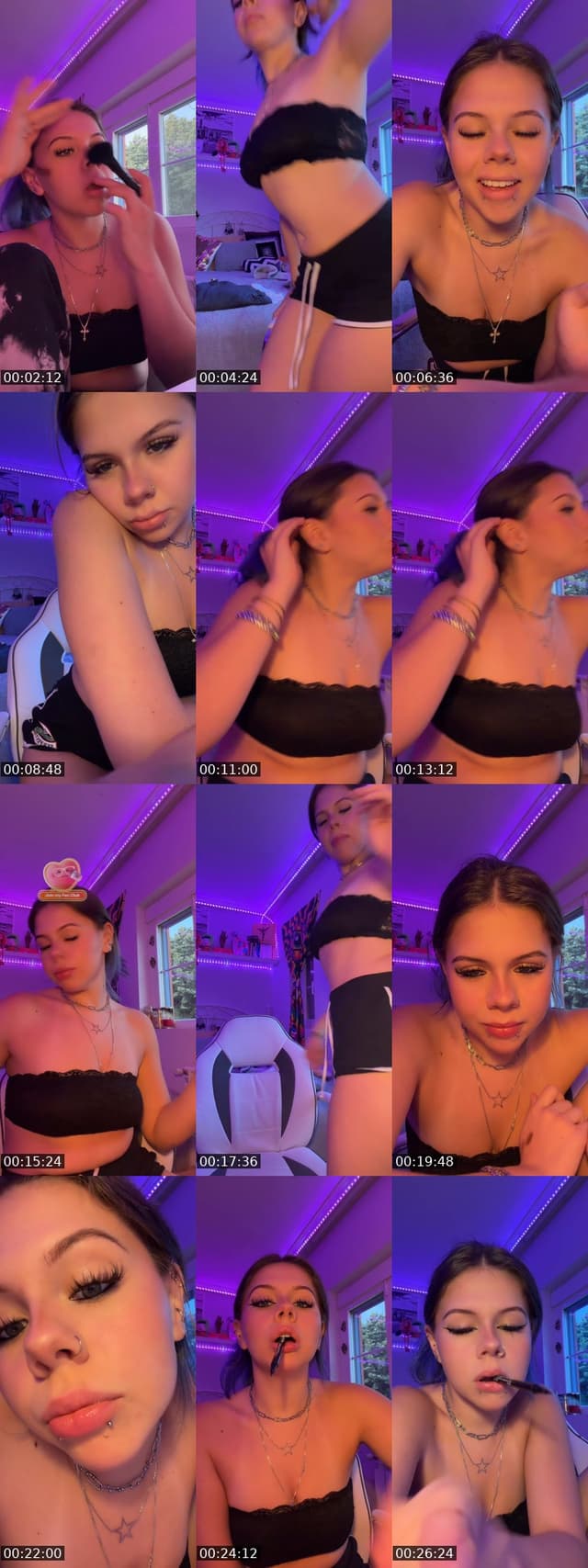 TikTok live: Rave Makeup by @bluupixiedust