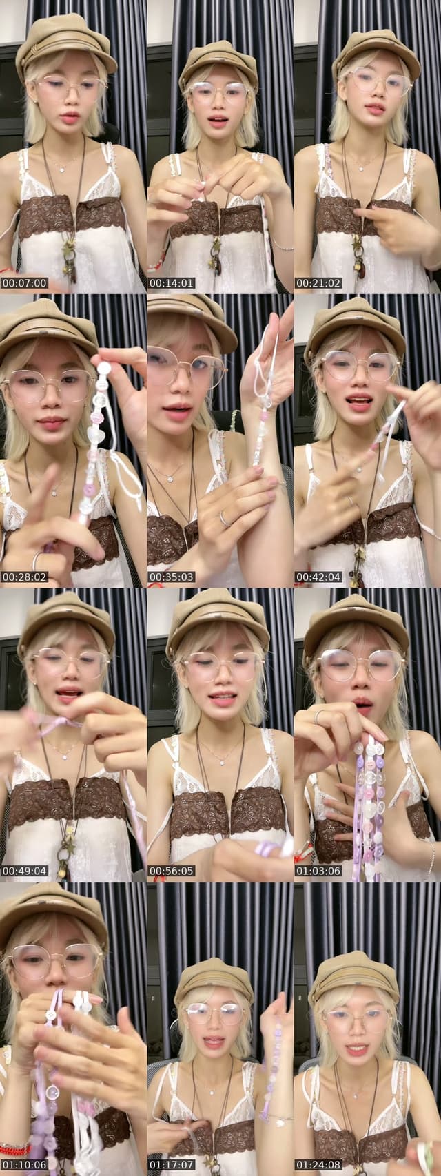 TikTok live: Dây áo hoa về màu mới by @marine_muse