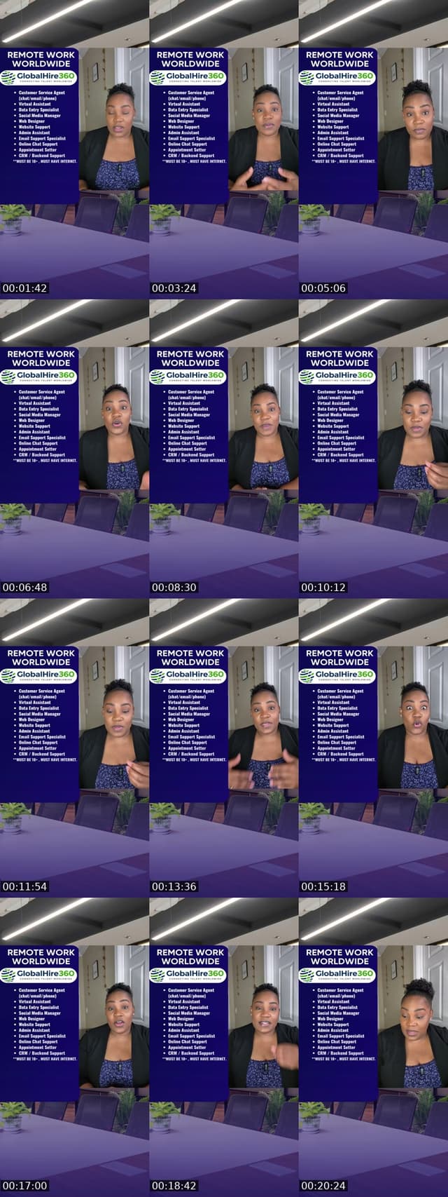 TikTok live: Remote Work from Anywhere by @globalhire360