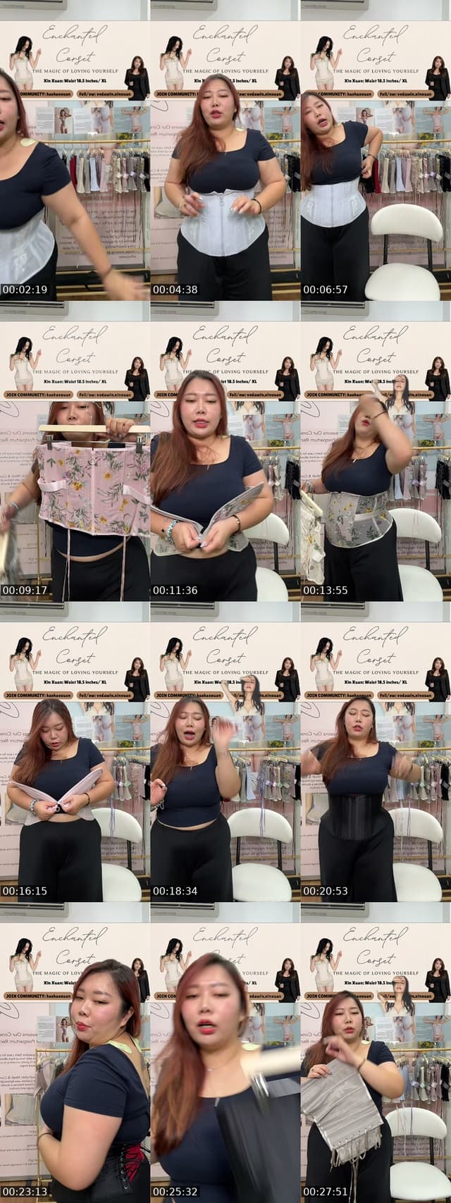 TikTok live: Enchanted Corsets by @idabombxuan