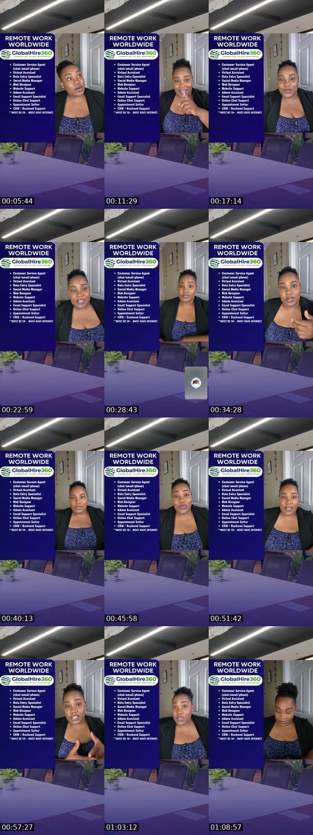 TikTok live: Remote Work from Anywhere by @globalhire360