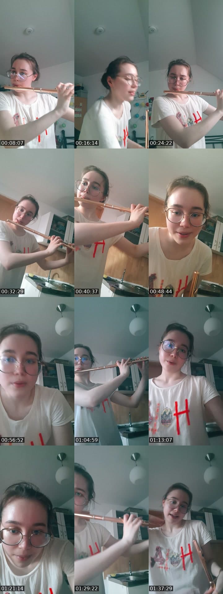 Warmup, etudes, repertoire