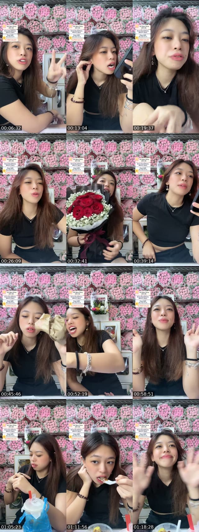 TikTok live: Flower Bouquet Sales by @flowersuppliersingapore