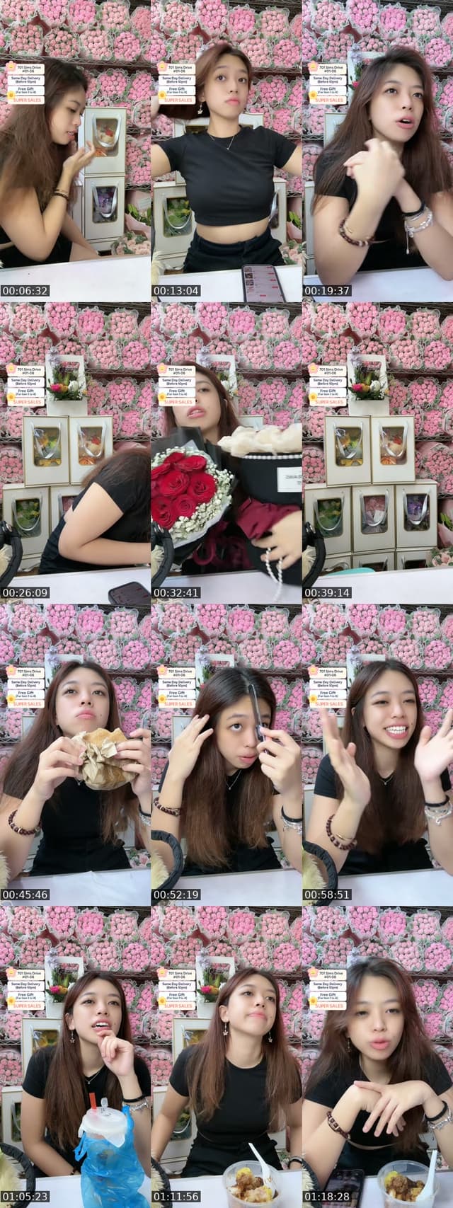 TikTok live: Fresh Flower Sales! by @flowershopsg
