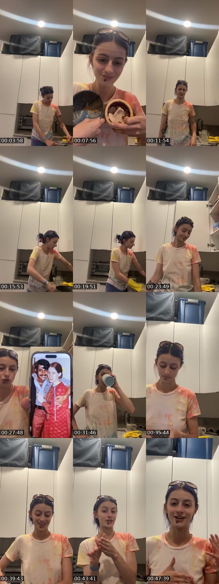 girl idk we’re cleaning
