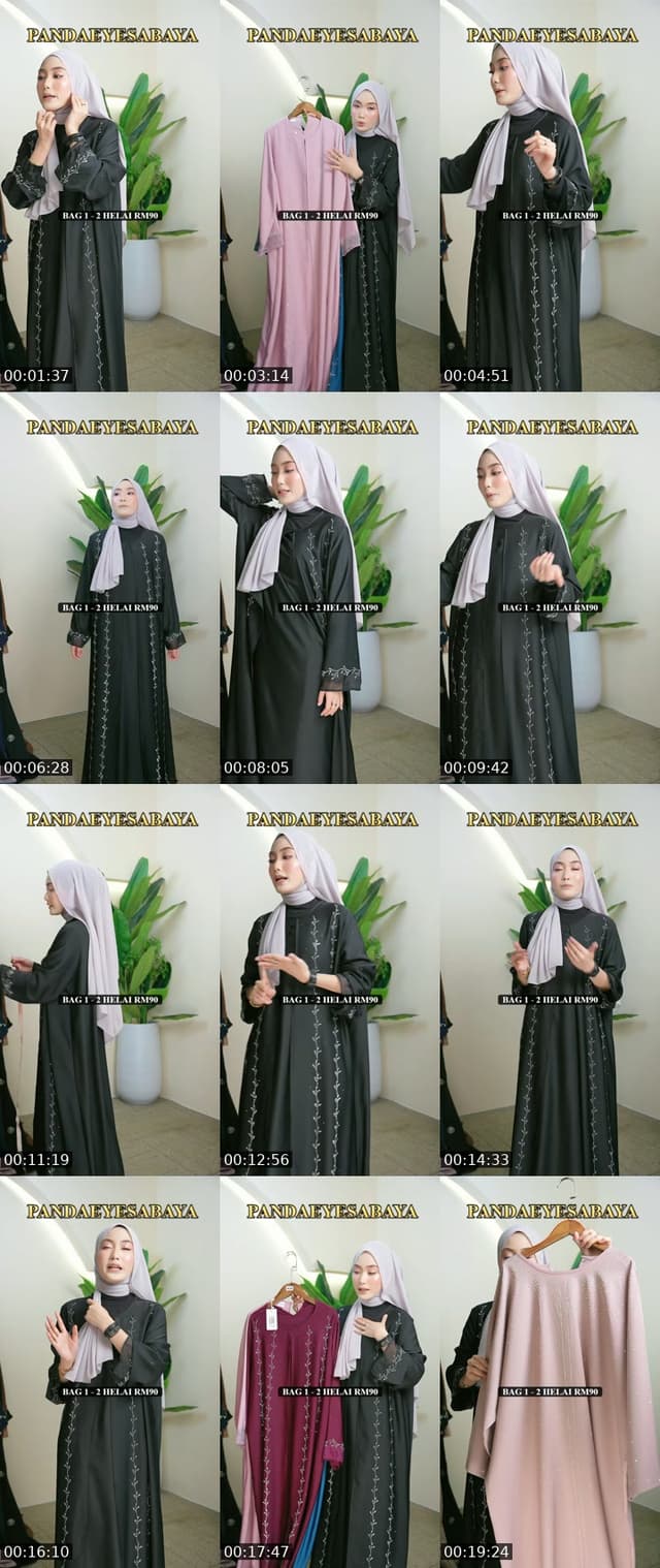 TikTok live: ABAYA NEW DESIGN by @pandaeyesabaya