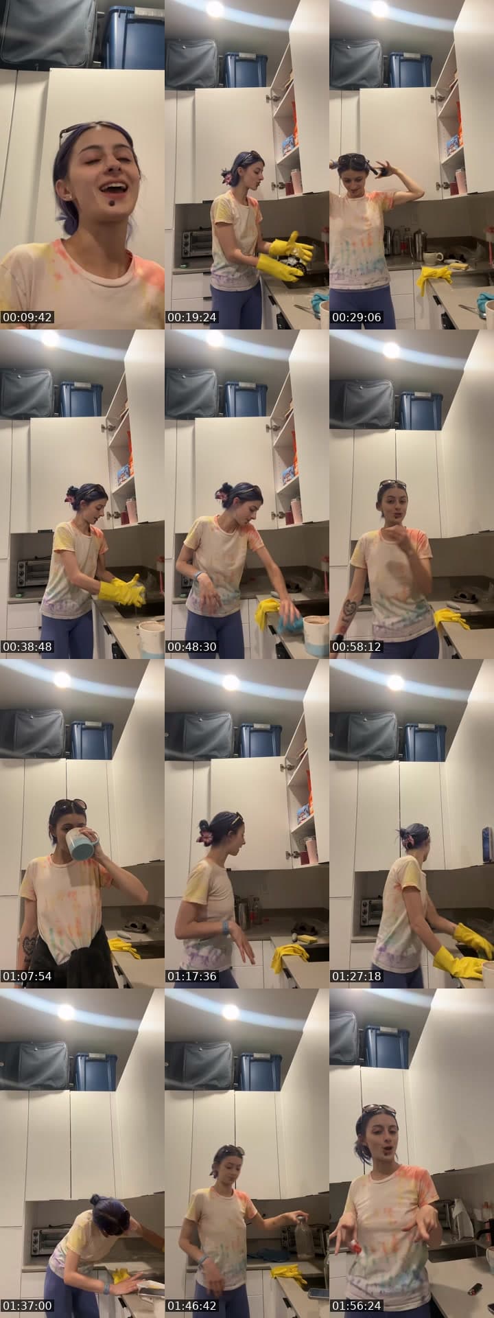 girl idk we’re cleaning