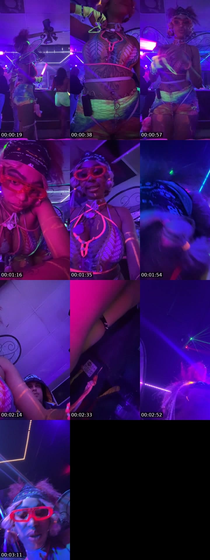 Glow parttyyy yall mini raver💕💜