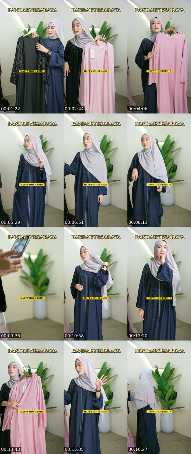 TikTok live: ABAYA NEW DESIGN by @pandaeyesabaya