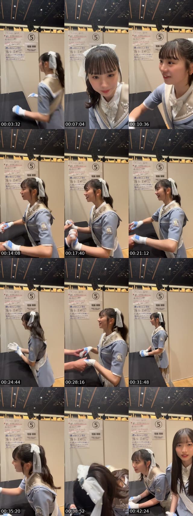 TikTok live: 僕青8thシングル握手会 in東京🗼第3部　塩釜菜那💗 by @bokuao_official